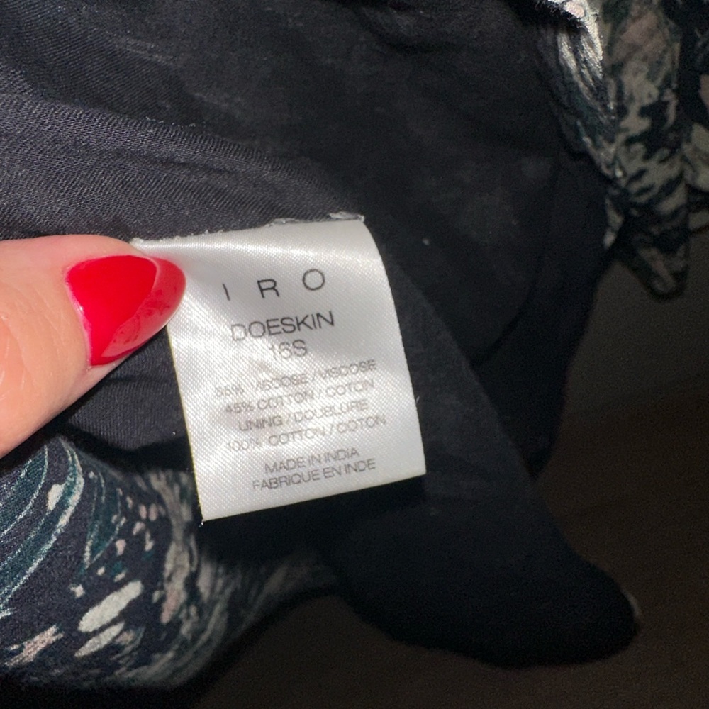 IRO drawstrings mini dress size 36 - Picture 3 of 5